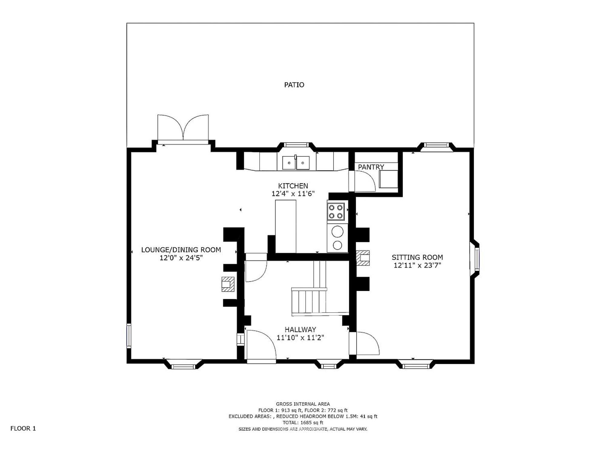 Вилла Worthy House Saint Florence Экстерьер фото